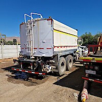 Water tank for drilling in SSA warehouse